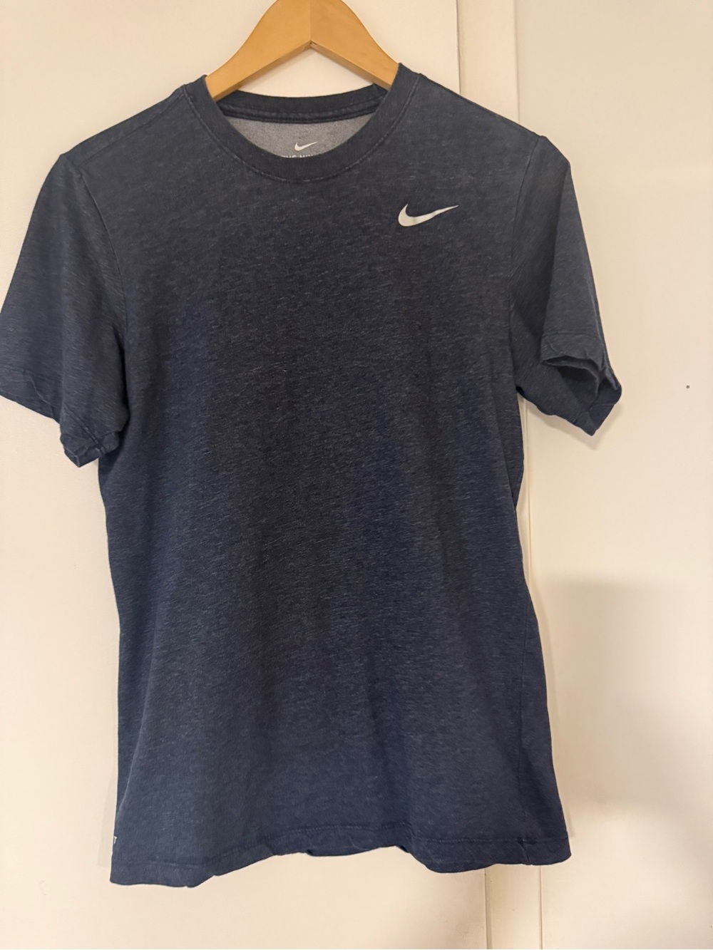 Nike Dark Blue Heather Short-Sleeve Crew Tee